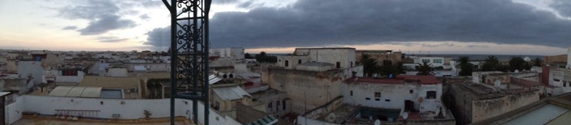 View from the SIT Roof in Rabat