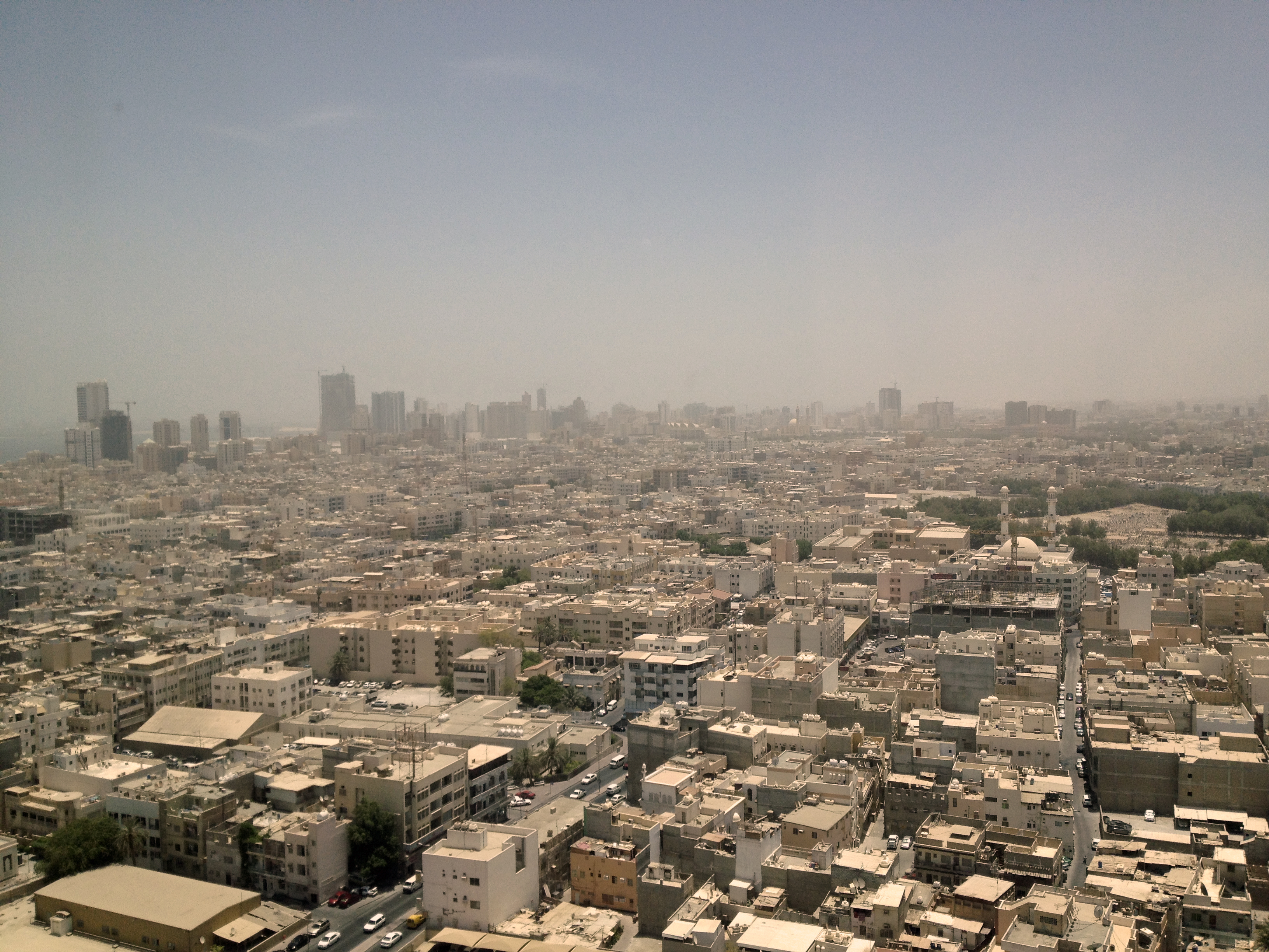  “Old Manama” as seen from atop Al Zamil Tower