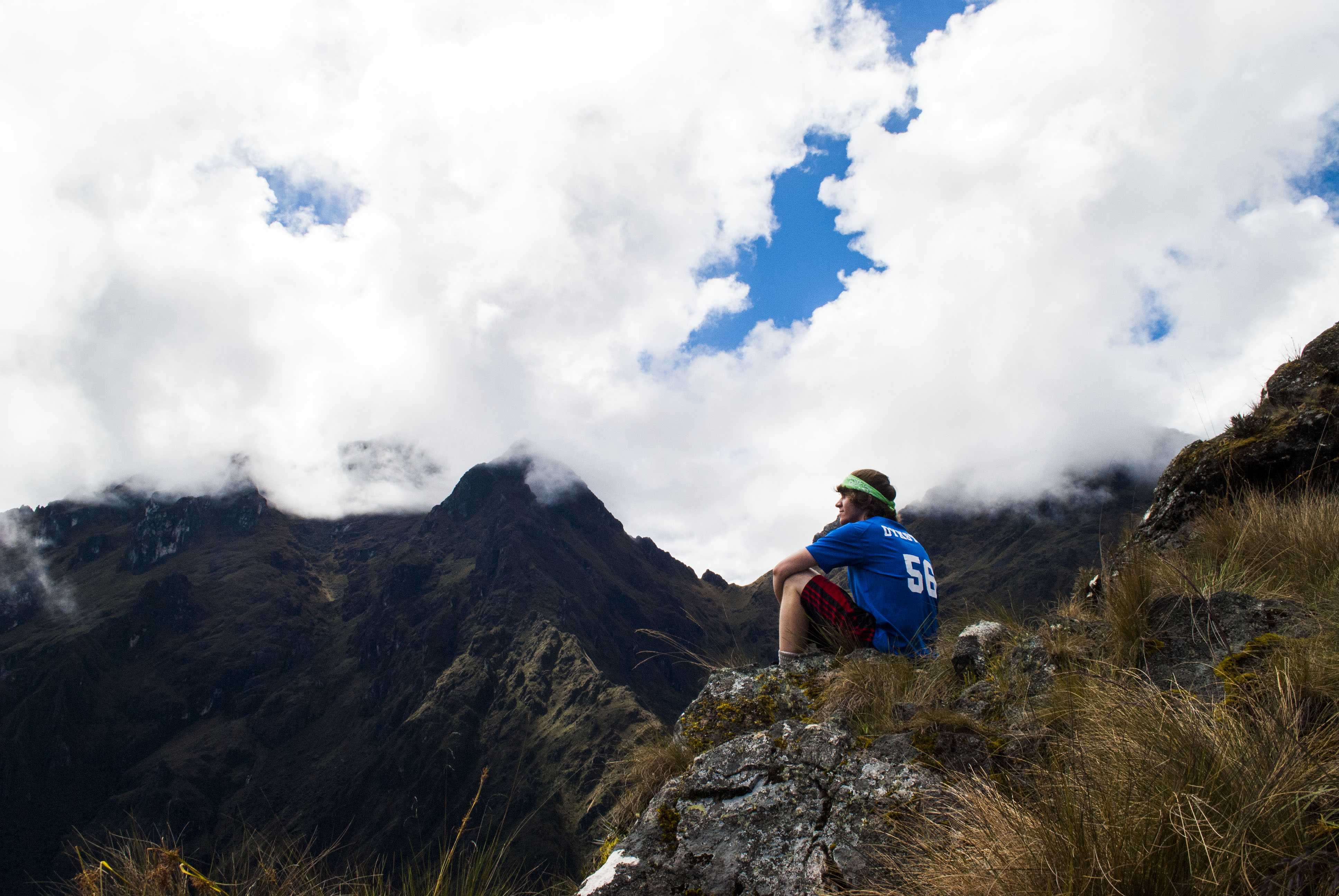 Michael exploring the Inca Trail
