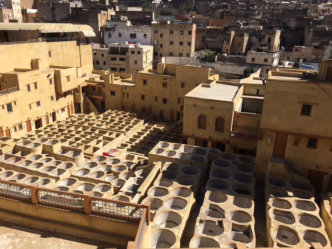 Leather tanneries of Fez