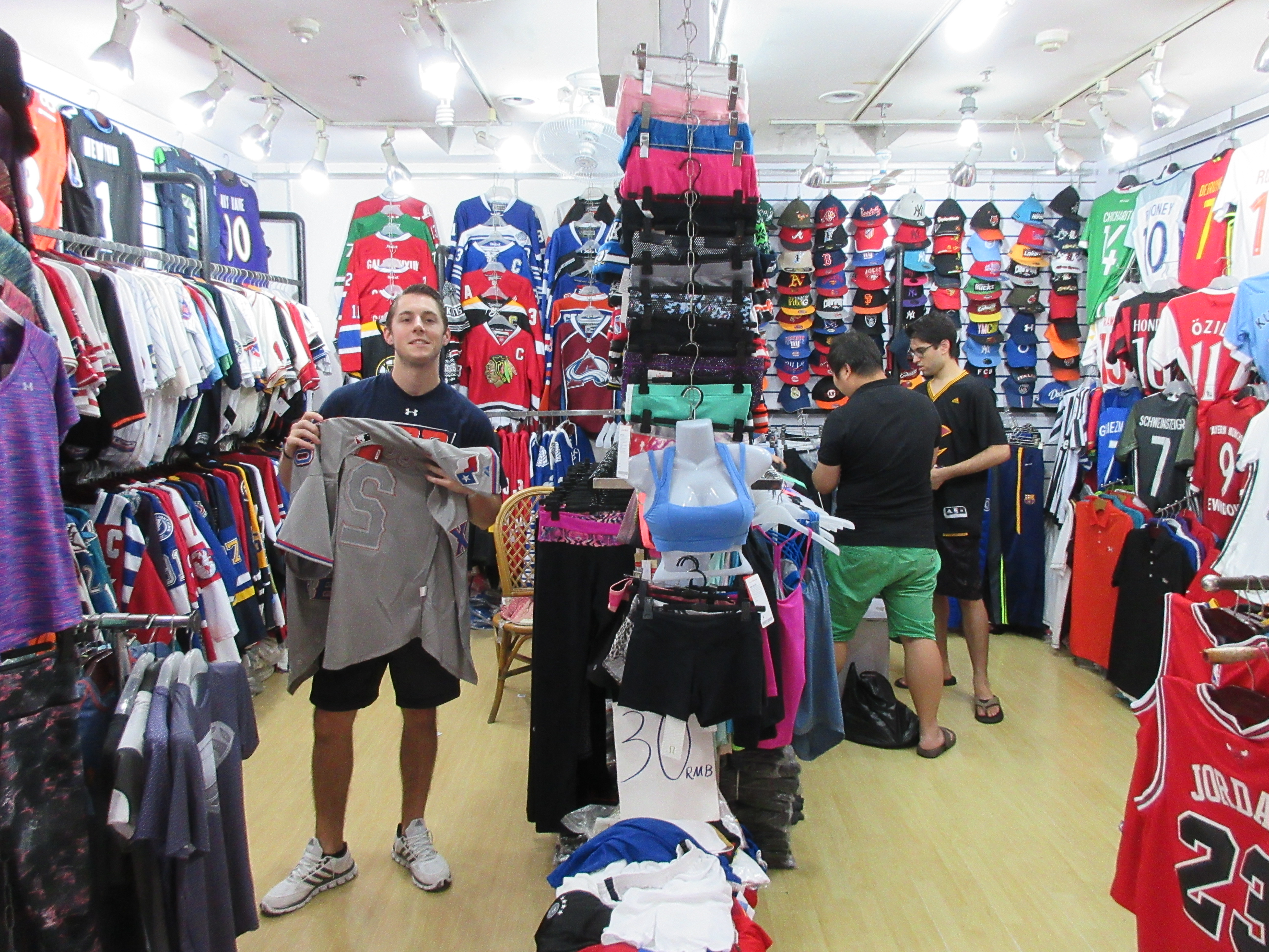 Shopping for jerseys