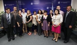 11 Gilman Scholars meet U.S. Embassy in Buenos Aires Feb. 2011