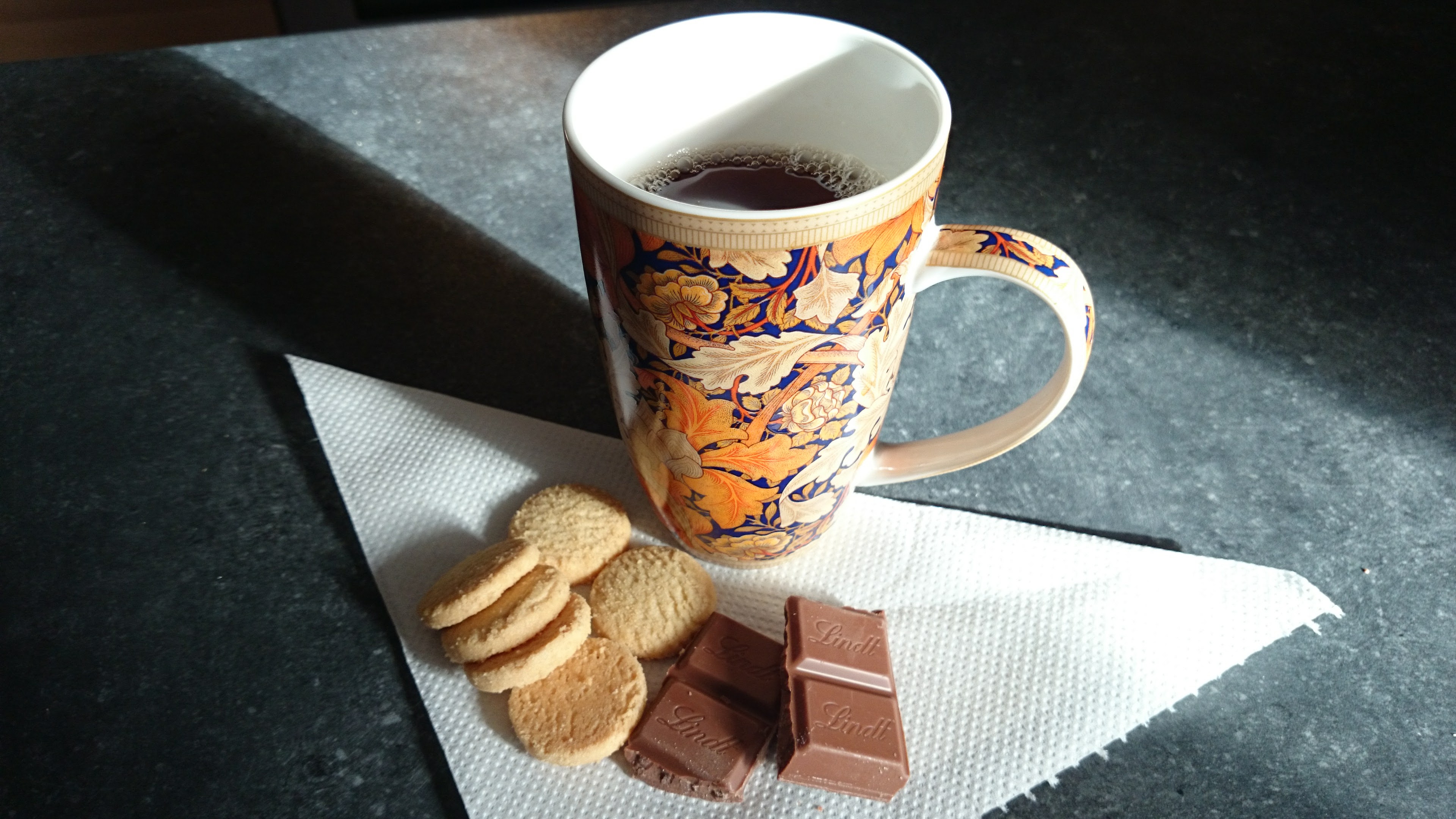 chocolate and shortbread