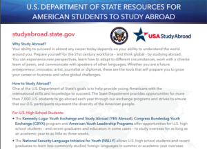 State Department Flyer