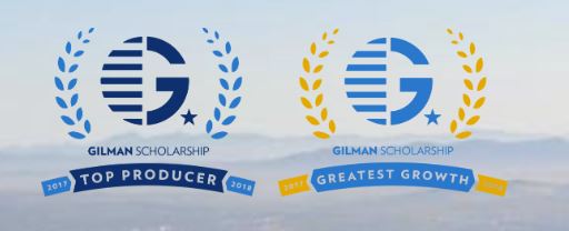 banner for Gilman Top Producers and Greatest Growth Institutions 2017-2018