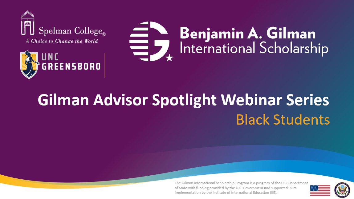 Gilman Advisor Spotlight Webinar Series - Black Students zoom recording