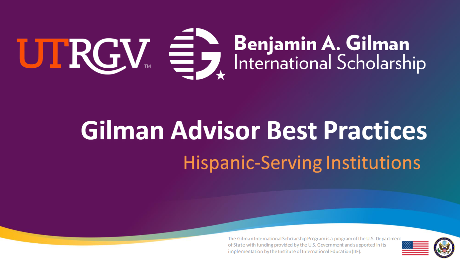 Advisor Best Practices:Hispanic-Serving Institutions zoom recording