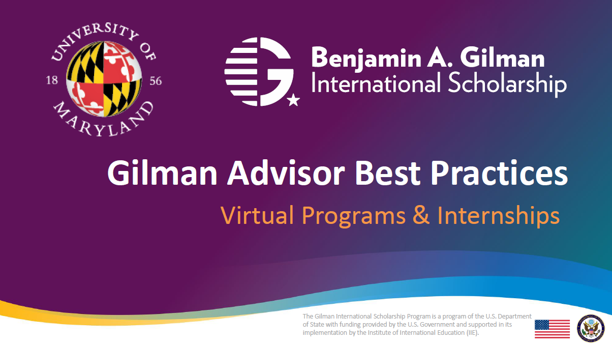 Advisor Best Practices:Virtual Programs & Internships zoom recording