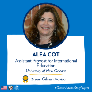 Gilman Advisor Alea Cot's Story Project
