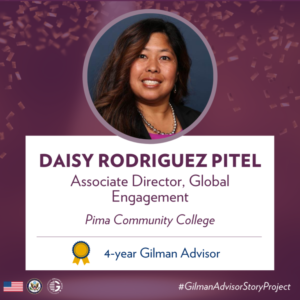Gilman Advisor Daisy Rodriguez Pitel's Story Project
