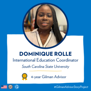 Gilman Advisor Dominique Rolle's Story Project