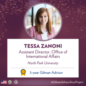 Gilman Advisor Tessa Zanoni's Story Project