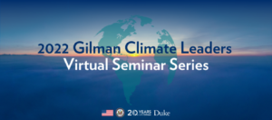 Climate Change Seminar Program