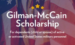 Gilman-McCain Scholarship Graphic for promotion