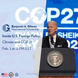 Inside U.S. Foreign Policy 2023 Climate And Cop 27 Instagram Graphic